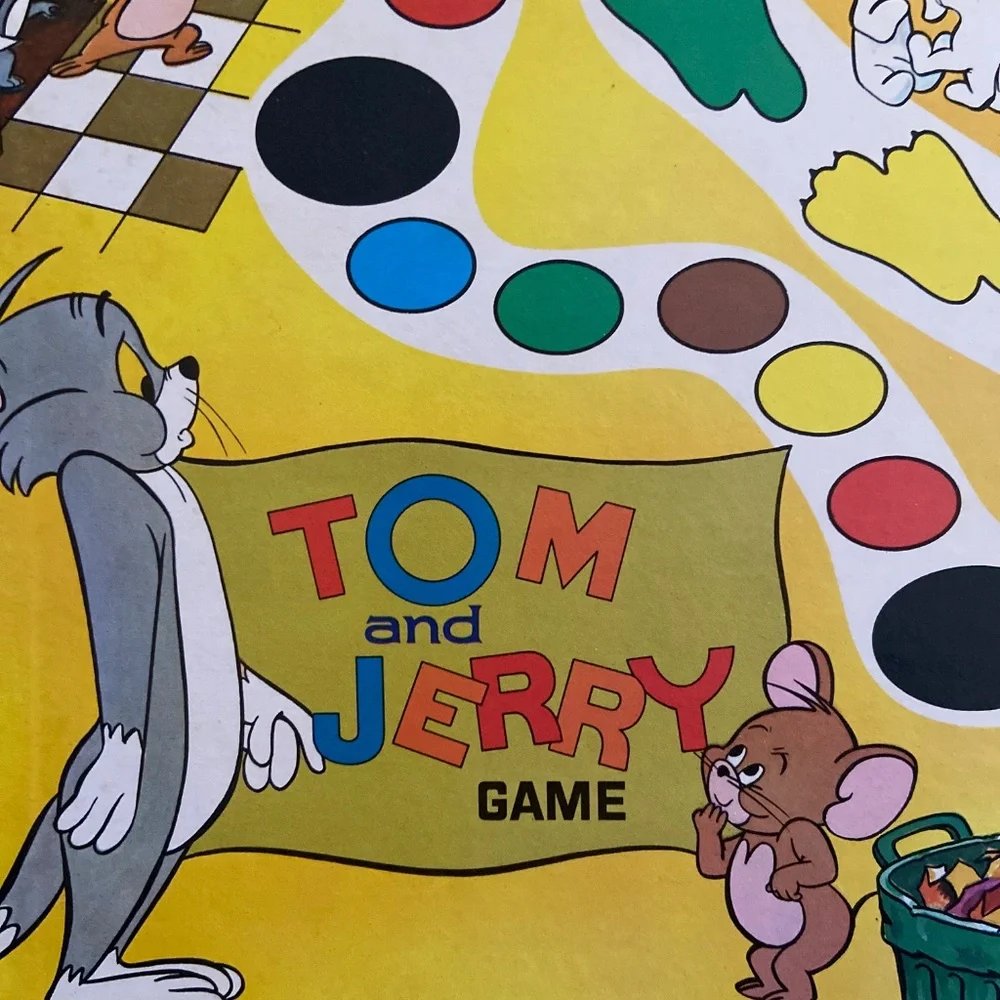 1968 Rare Vintage Tom and Jerry Board Game